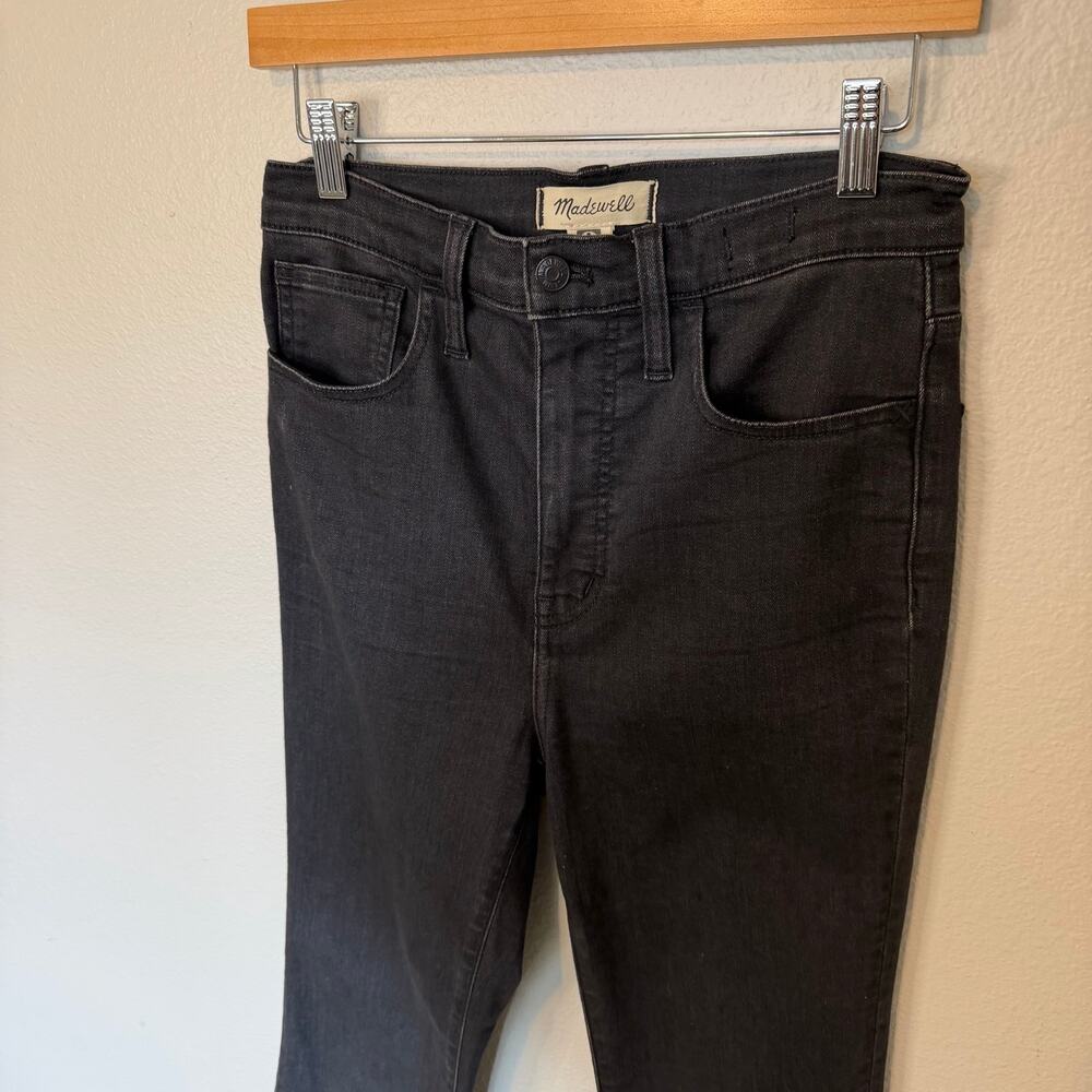 Madewell Roadtripper Skinny Flare Black Jeans Size 27 - Picture 3 of 6
